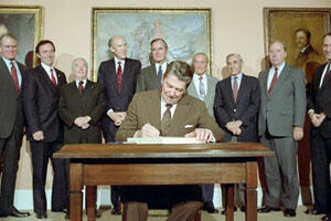 Reagan Signing Web
