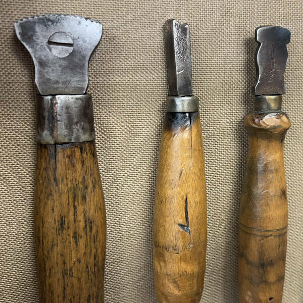 Three cobbler tools