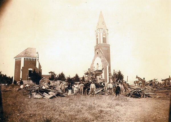 St. Peter’s destroyed by a tornado in 1917