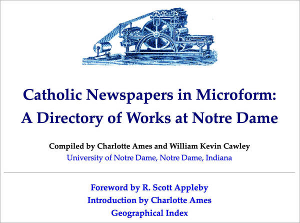 Screenshot from an online directory of Catholic newspapers.